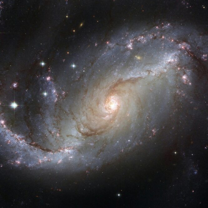 Photograph of a galaxy